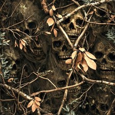 Skull Camouflage 46 - 20" x 38" Hydrographic Film Hydro Dipping
