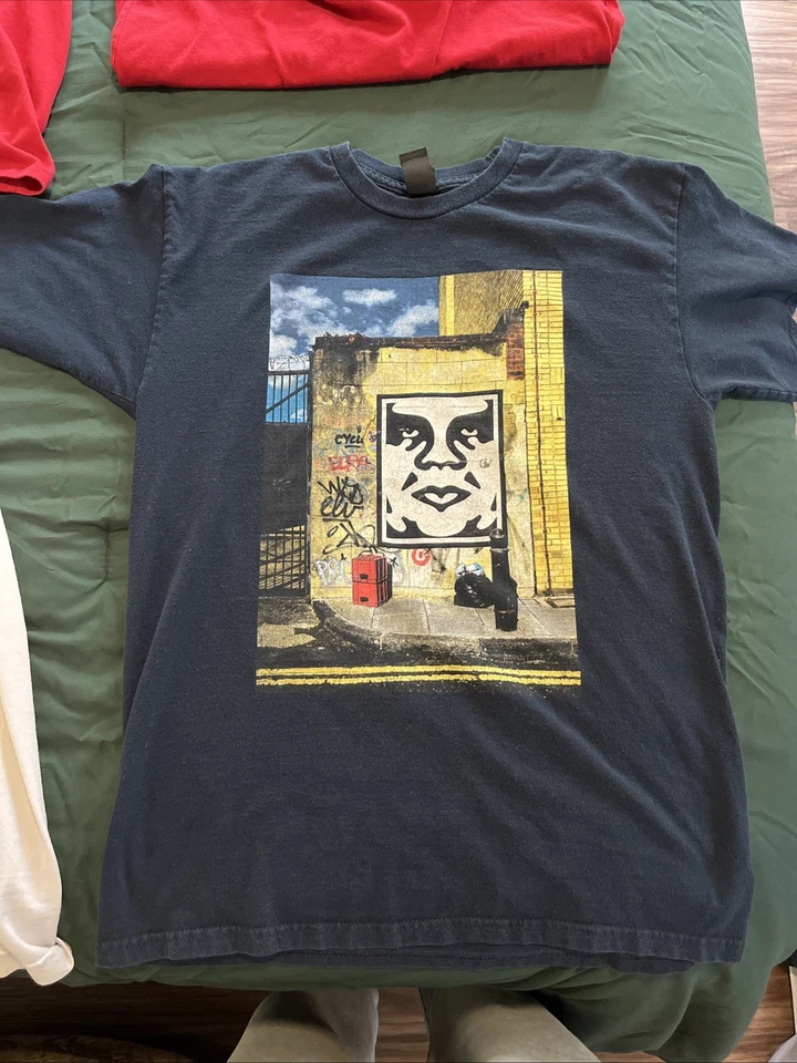 Obey Diamond Supply North Face Nike Polo Lot Of 9 T-Shirts - Image 2 of 4