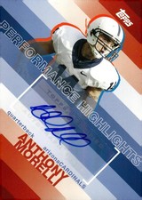 2008 Topps #THA-AM Anthony Morelli Performance Highlights Autographs