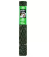 Everbilt Model# 889241EB 3/4 in. Mesh x 3 ft. x 25 ft. Green Plastic Poultry NEW