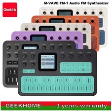 M-VAVE FM-1 Audio FM Synthesizer 3-CH MIDI 6 Effects 3.5mm Stereo Output gh23