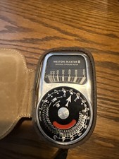 Vintage Weston Master III 3 Exposure Light Meter Model 737 W Case