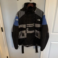 VTG The North Face Steep Tech Mountain Jacket Blue Sz XL Winter Coat Ski