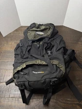 Nebo Sports Wilderness 55L Internal Frame Hiking Backpack w/ Rain Cover Black