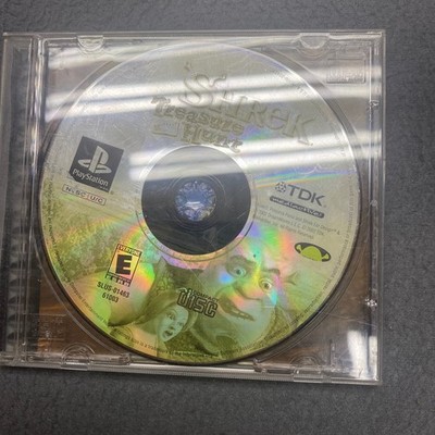 PS1 Shrek Treasure Hunt PlayStation 1 Video Game Mini-Games Family Fun
