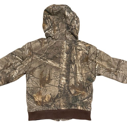 CARHARTT Realtree Camo Jacket Youth Small 7/8 Multi Color ✅ - Picture 3 of 11