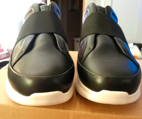 UGG Libu Slip On Leather Platform Sneaker Black Leather men’s Size US 12 - Picture 19 of 22
