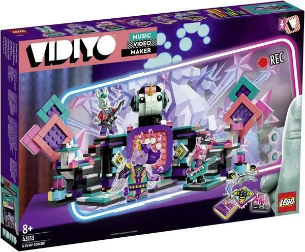 43113 LEGO VIDIYO K-PAWP CONCERT VIDEO MUSICALE 514 PZ. ETA' 8+  NUOVO ORIGINALE