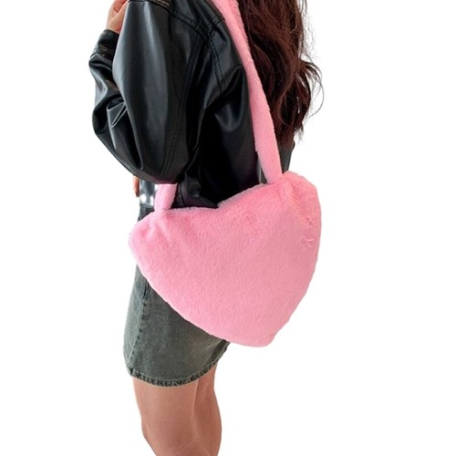 Fashionable Plush Single Shoulder Bag Satchel Must have for Fashion Enthusiasts - Picture 4 of 11