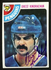 Orest Kindrachuk #114 signed autograph auto 1978-79 Topps Hockey Trading Card