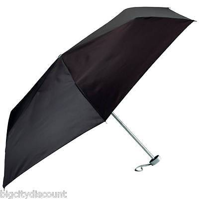 A Folding Umbrella Mini Portable Compact Emergency Black 42"arc Mens/Ladies Sale