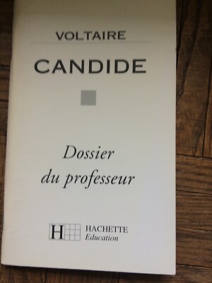Candide de Voltaire - Professor Dossier - von Xavier Darcos. 1991