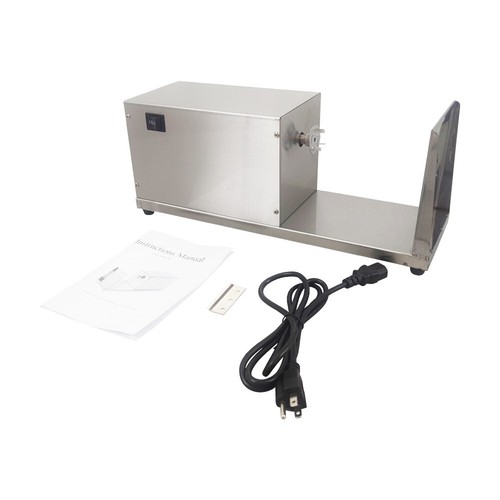 110V Stainless Steel Electric Potato Tower Machine Auto Stretch Potato Slicer - Picture 10 of 24