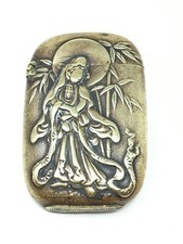Porte Allumettes Chinois Asia Asian Antique match holder