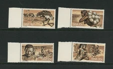 F734  Southwest Africa  1978  Bushman  birds ostrich   4v.      MNH