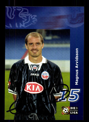 Magnus Arvidsson Autogrammkarte Hansa Rostock 2001-02 Original Signiert+A 133860