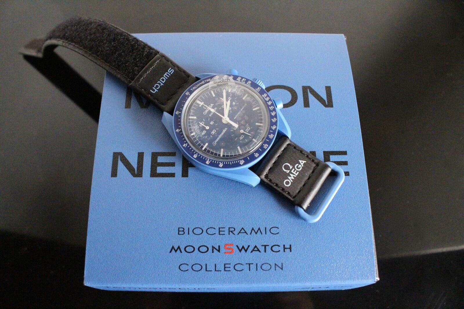 Swatch x Omega Bioceramic Moonswatch Mission To NEPTUNE - Brand New FAST  SHIPP