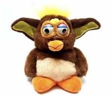 Giant furby fake PATAMATES OWL knockoff furby version brown plush toy VERY RARE