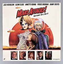 Mars Attacks Laserdisc Widescreen 1996 14480