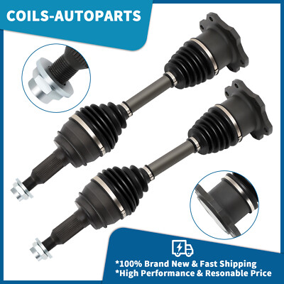 Pair Front Left Right CV Axle For Chevrolet Silverado GMC Sierra 1500 1999-2006