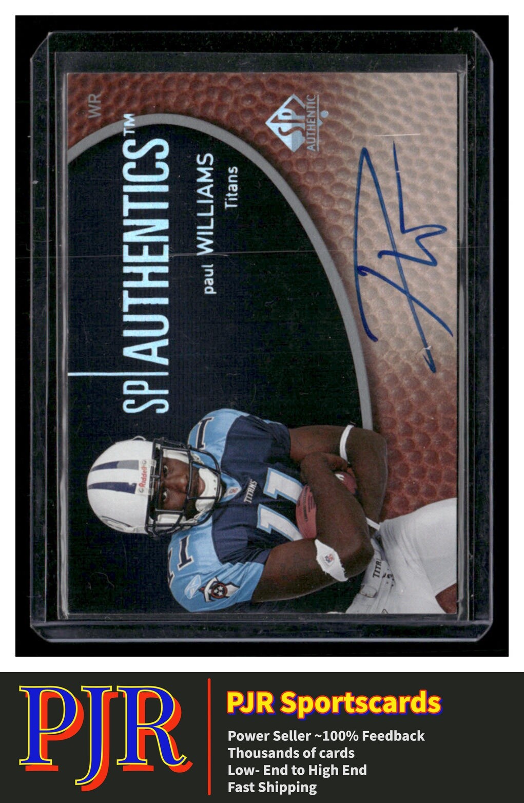 Paul Williams SP Authentic Authentics Autographs #PW Base
