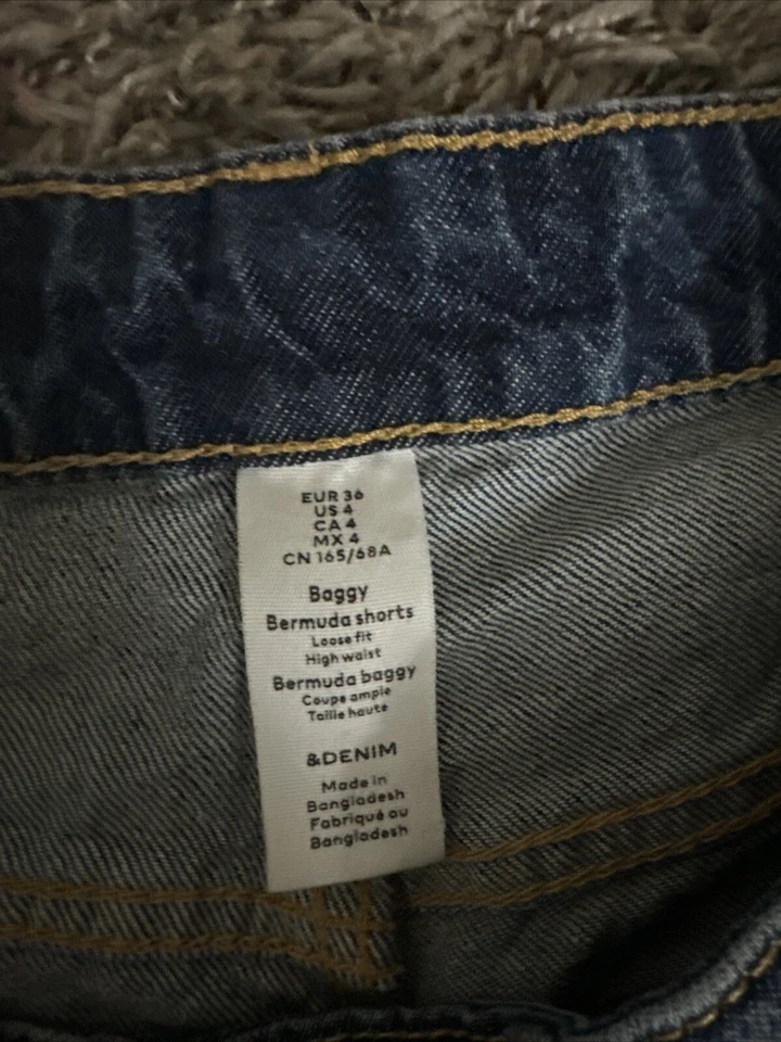 pantalones cortos vaqueros holgados mujer Foto 3 de 4