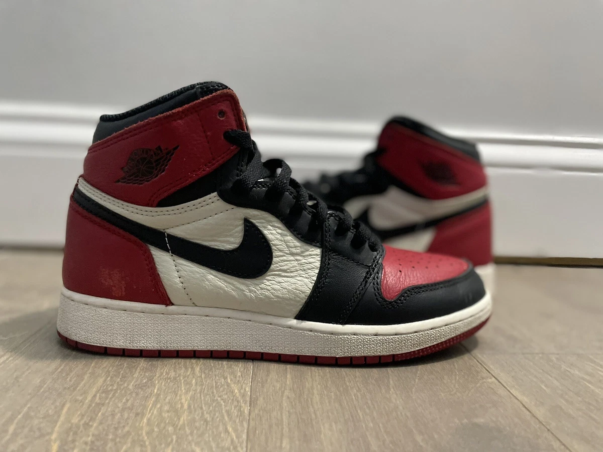 Air Jordan 1 Retro High OG BG 'Bred Toe' 575441-610 - 2799