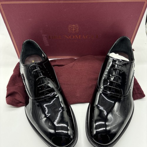 Bruno Magli Arno Sera Black Men’s Leather Oxford BM1ANSA2 Size 10 Retail $425.00