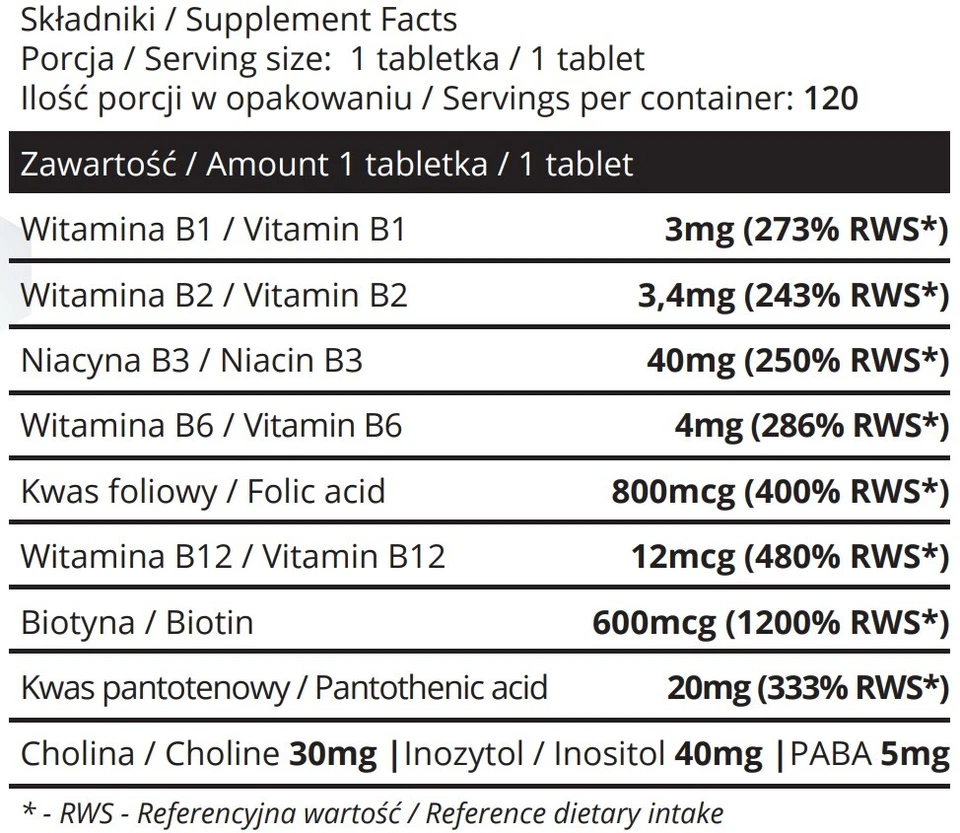 Vitamin B-Complex – Comp. – 11 Vitamine B per Energia & Sistema Nervoso – Sowelo - Immagine 3 di 4