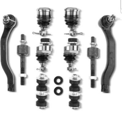 #ad 10Pcs Front Suspension Kit Sway Bar Link Tie Rod End Ball Joint For Honda ACCORD $85.00