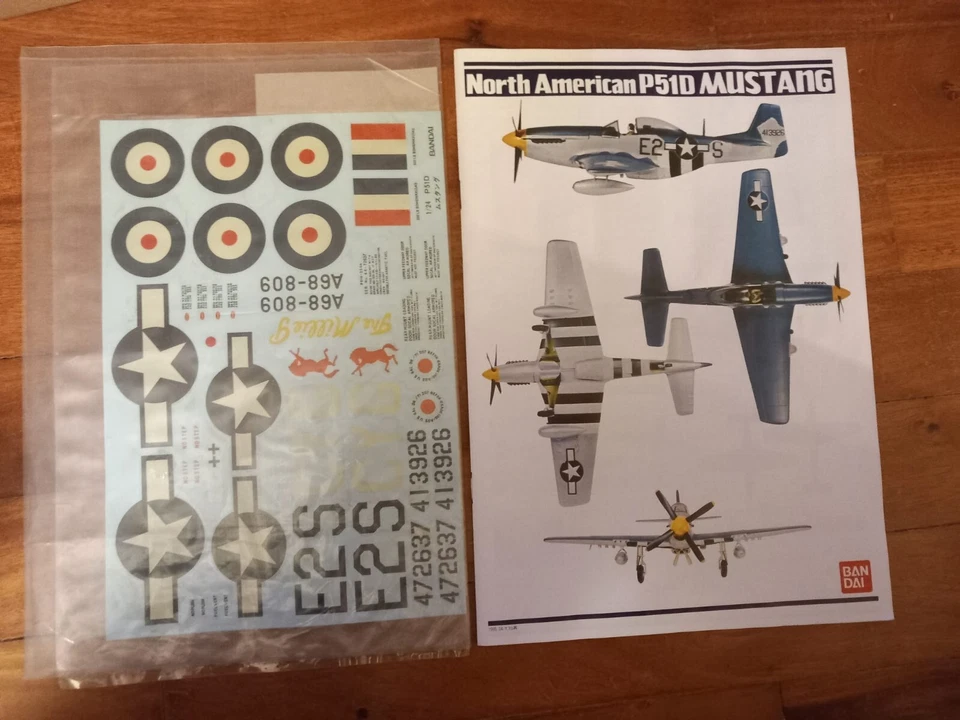 BANDAI NORTH AMERICA P51D MUSTANG  1/24 (1998) - Immagine 3 di 4