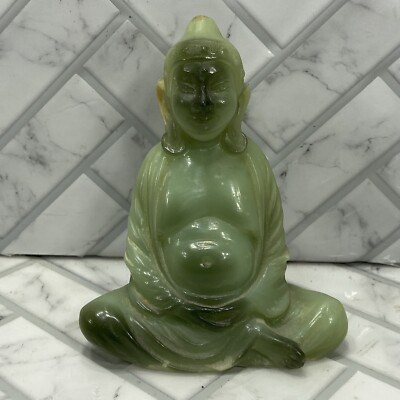 4'' In. Classic Figure Buddha Statue By A. Santini Made In Italy