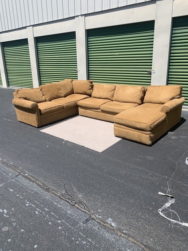 Brown Couch Set Sectional - Picture 11 of 13