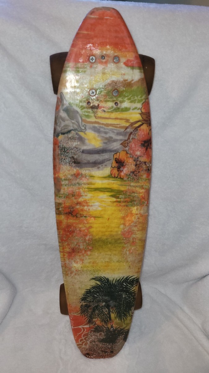 Vintage D&L Products Trickray MOTO BOARD Skateboard Fiberglass