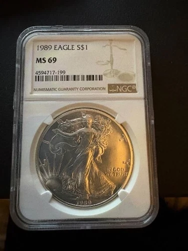 1989 NGC Silver Eagle