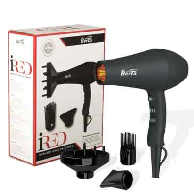 BERTA Blow Dryer Berta Salon Professional Negative Ionic 1875W