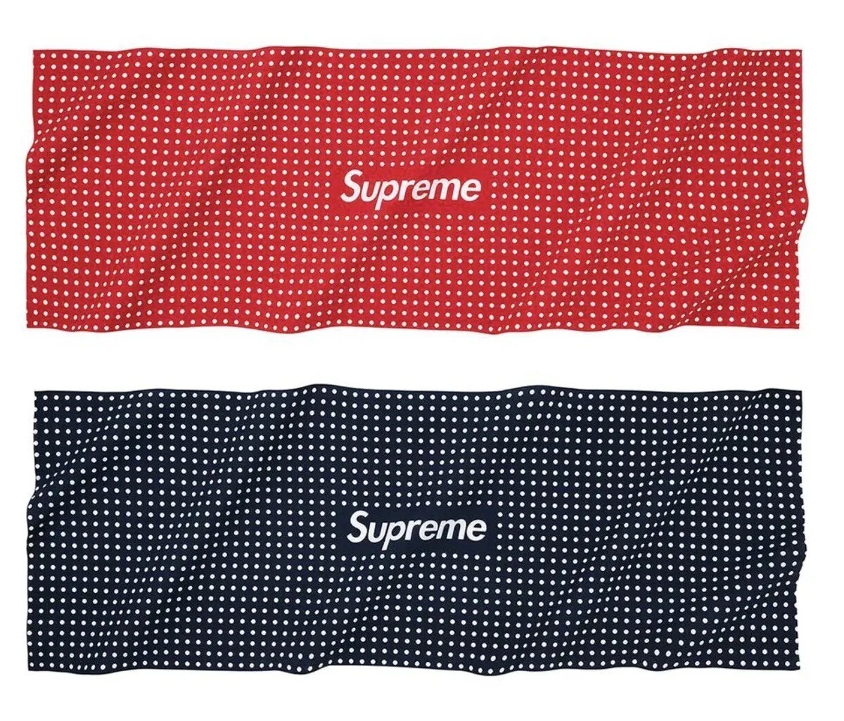 LOT DE 2 SERVIETTES SUPREME TENUGUI NOIRES ROUGES FW22 FLAMBANT NEUVES