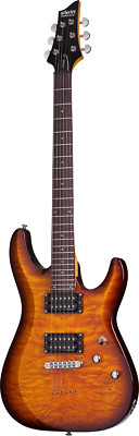 SCHECTER E-Gitarre, C-6 Plus, Vintage Sunburst