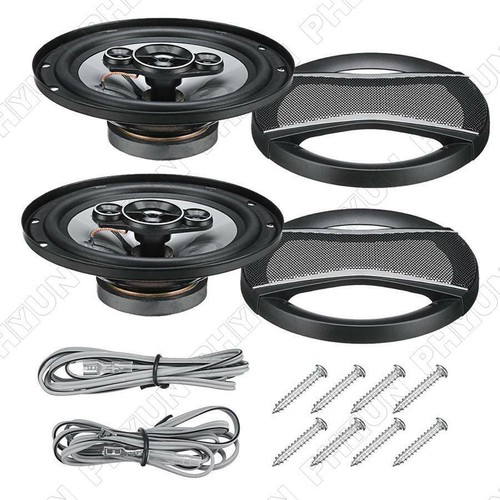 2Pcs 6" Inch 12V 650W HiFi Coaxial Speaker Car Door Audio Music Stereo Speakers - Picture 8 of 12