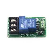 5V 12V 24V 1 Channel Relay Module 30A Optocoupler Isolation High Low Trigger