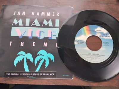 Jan Hammer   Miami Vice Theme - 7'' Vinyl Single 1985 