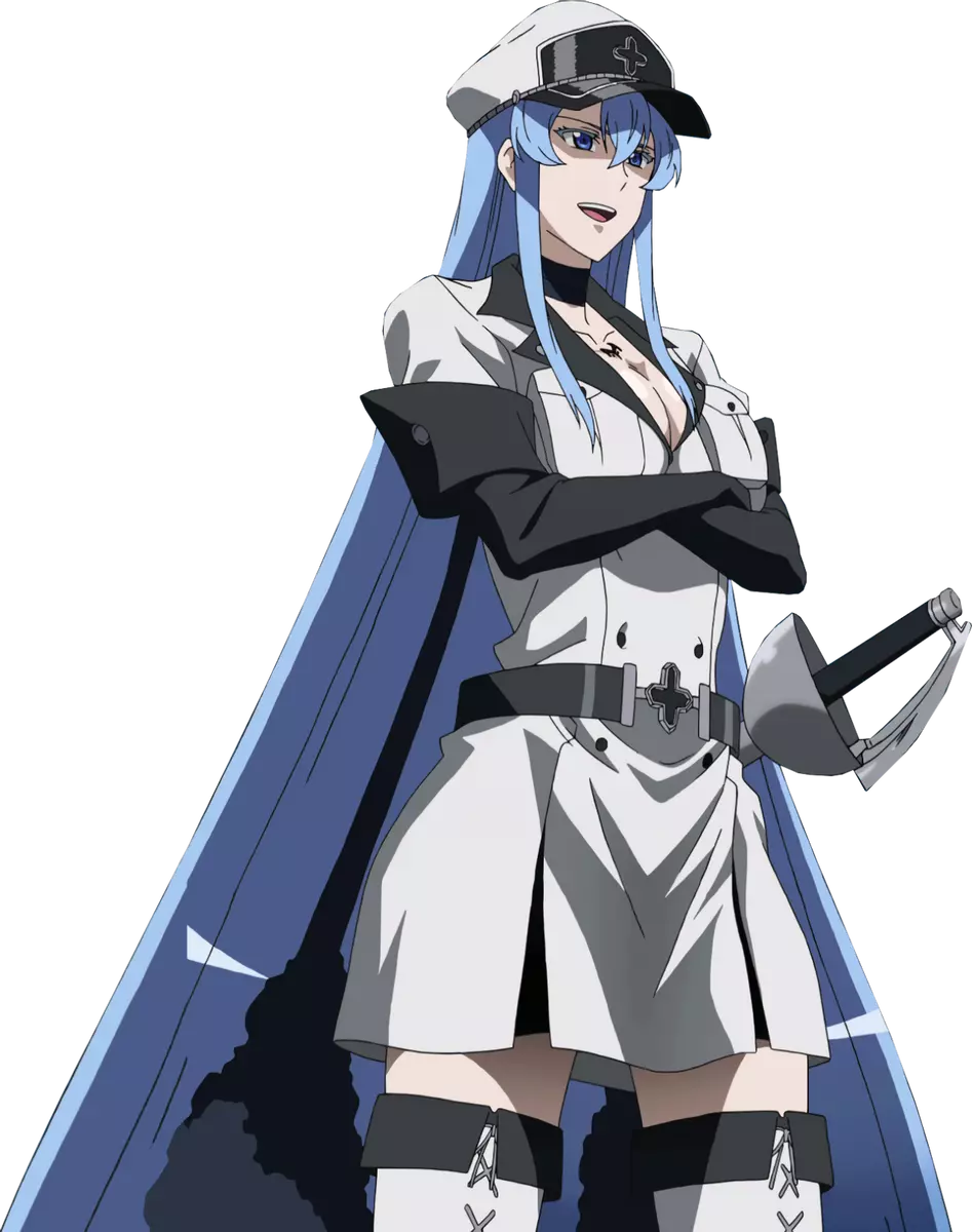 Esdeath V2 Akame Ga Kill Weatherproof Anime Sticker 6 Car Decal