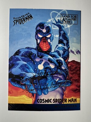 その他 1995 Fleer Ultra Spider-Man Trading Card 1995 Fleer Ultra Cosmic Spider-Man Gold Signature Hildebrandt
