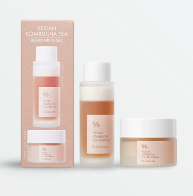 Dr. Ceuracle Vegan Kombucha Beginning Set 50ml Essence &  30ml Cream - US Seller