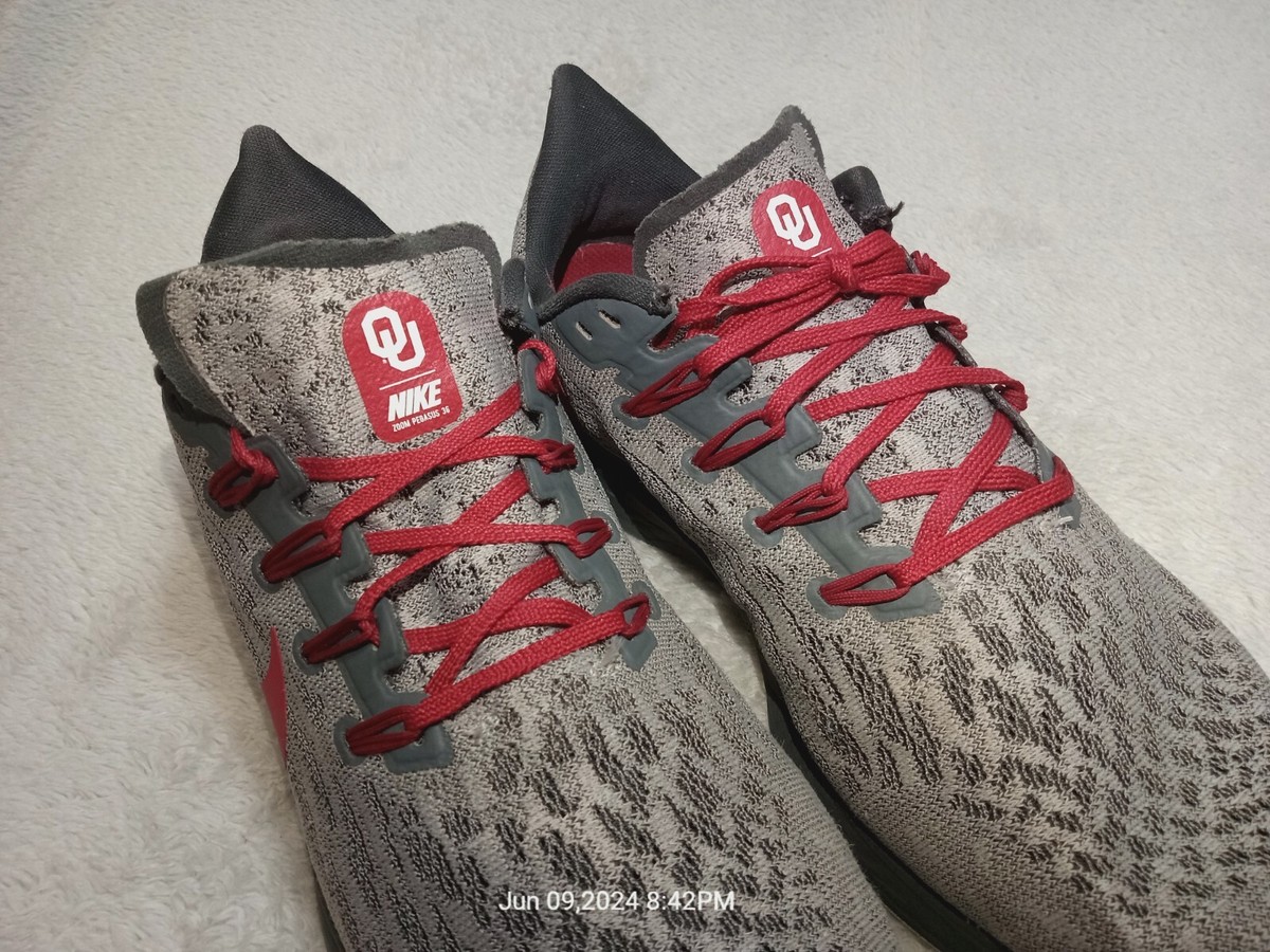 New Nike Air Zoom Pegasus 36 Oklahoma OU CI2075-001 Men display picture 2
