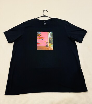 Autotype Dewey Nicks Stacked Surfboards Surf Tee T-Shirt Black