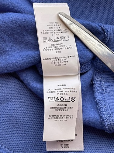 POLO Ralph Lauren pullover Hoodie Youth Size M 8-10 POLO spell out blue shades - Picture 19 of 20