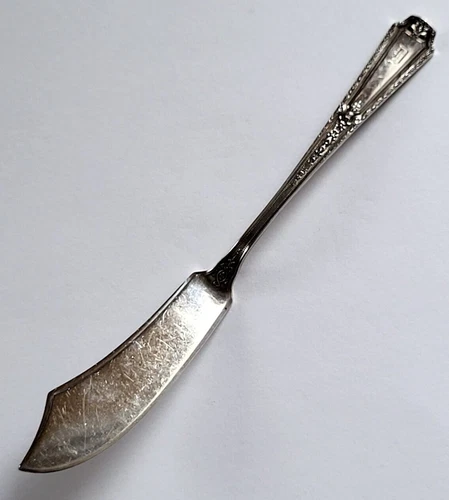 1924 Sterling Silver Towle Flat Handle Master Butter Knife Louis XIV Pattern