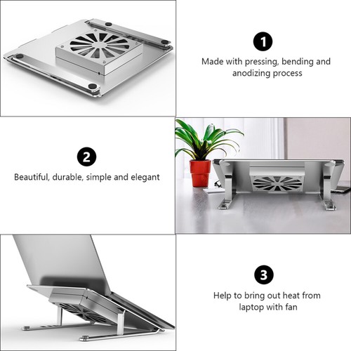 Ruhig Laptop Kühler Notebook Kühler Laptop Cooling Pad Laptop Kühler Mit Led Fan - Bild 2 von 12