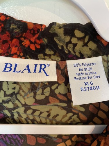 Blair women’s XL/1X longsleeve zip front Jacket, gorgeous & fairly lightweight - Picture 5 of 7
